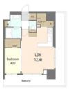 S-RESIDENCE松屋町asenceの間取り画像