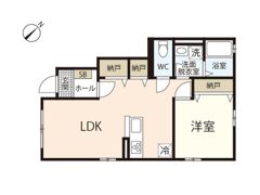 メゾン牛田本町の間取り画像