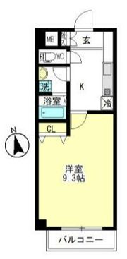 オーチャードヒルの間取り画像