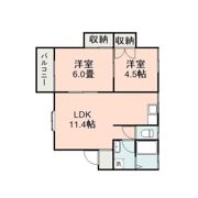 若葉ヶ丘ハイツの間取り画像