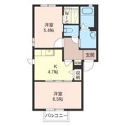 アネーロBの間取り画像