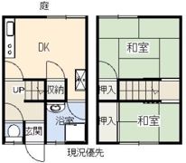 福田住宅の間取り画像