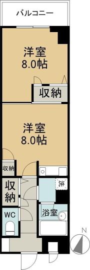 ライオンズマンション倉敷松島の間取り画像