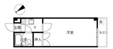 ワイド105の間取り画像