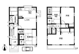 西東京市富士町戸建の間取り画像