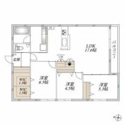 レイラニの間取り画像