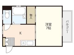 カーサ青崎2の間取り画像