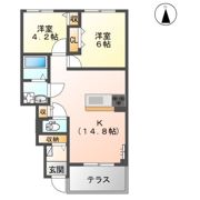 フロムSの間取り画像