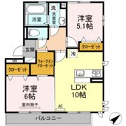 カーサ高須の間取り画像