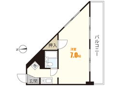 ロシェル川内の間取り画像