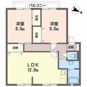 サンガーデンひあさ A棟の間取り画像