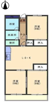 第5吉川コーポの間取り画像