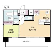 ソルレヴェンテ新梅田の間取り画像