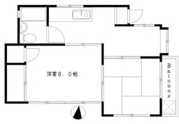 ハウスクレッセントの間取り画像