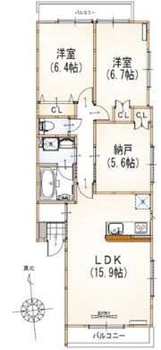 アルマコートの間取り画像