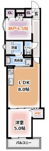 フォレストクリエオーレ宮前町壱番館の間取り画像