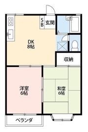 ワールドハイツBの間取り画像