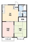 ワールドハイツBの間取り画像