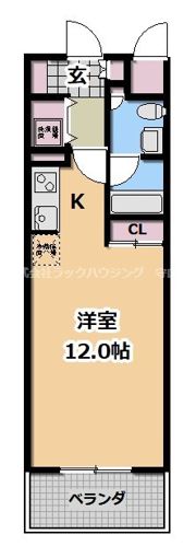 ピジェブラン太子橋の間取り画像