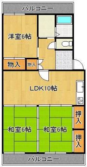 アリエス高須西の間取り画像