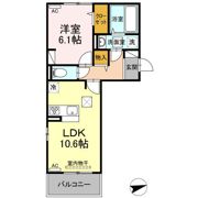 アンジューノ上代 A棟の間取り画像