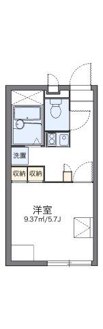 レオパレスアミティエの間取り画像