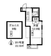 コーポワタナベの間取り画像