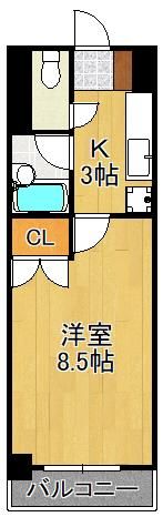 アリビオ折尾の間取り画像