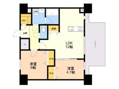 MODERN PALAZZO 博多デュオグランデEastの間取り画像