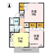 アドミールKOIKE Bの間取り画像