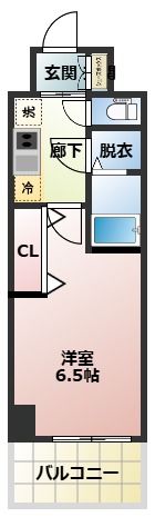 アルティザ江坂の間取り画像
