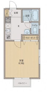朋久レジデンス上福岡の間取り画像