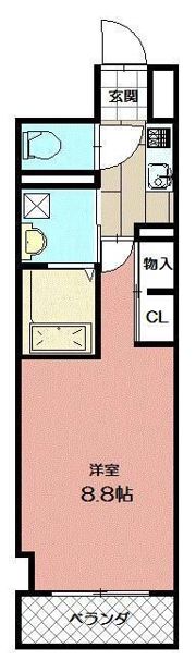 THE SQUARE・Club Residenceの間取り画像