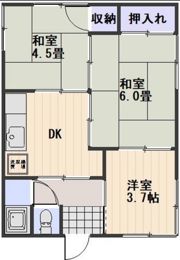 正本様貸家の間取り画像