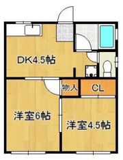 宝珠荘 B棟の間取り画像