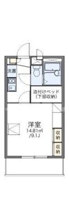 レオパレスシャルム瀬戸の間取り画像