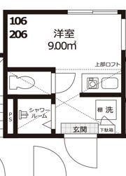 スマイエ北新宿の間取り画像