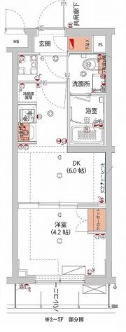 ハーモニーレジデンス武蔵小杉フォレストスクエアの間取り画像