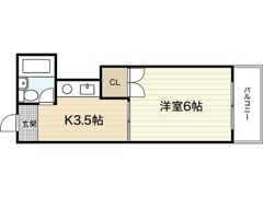ヴィラ翠町の間取り画像