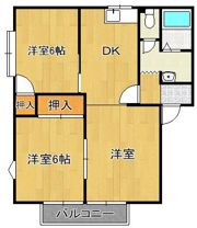 レーベンハイムの間取り画像