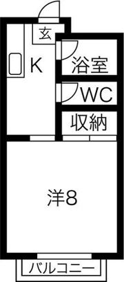 ラ・フォーレ駒方 A棟の間取り画像
