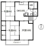 フローレス93 A棟の間取り画像