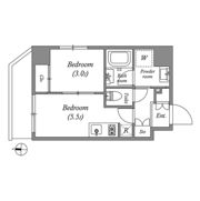 クオリタス住吉の間取り画像