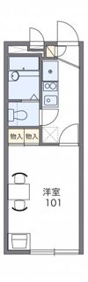 レオパレスフォレスト Uの間取り画像