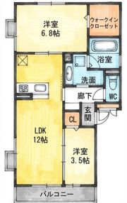 プロスペリタの間取り画像