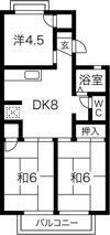 ジュネスマルフク C棟の間取り画像