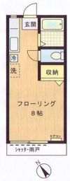 サウスコートの間取り画像