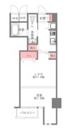 クリスタルブライト天満橋リバーサイド 607号室の間取り画像