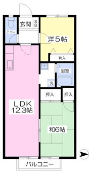 ラピスグランデの間取り画像