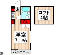 K－4の間取り画像